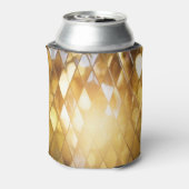 黄金モザイク輝く：ガラス効果。 缶クーラー (缶裏面)