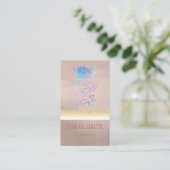 黄金モダンホロハス 名刺 (スタンド正面)