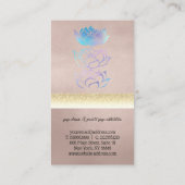 黄金モダンホロハス 名刺 (裏面)