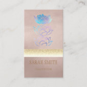 黄金モダンホロハス 名刺 (正面)