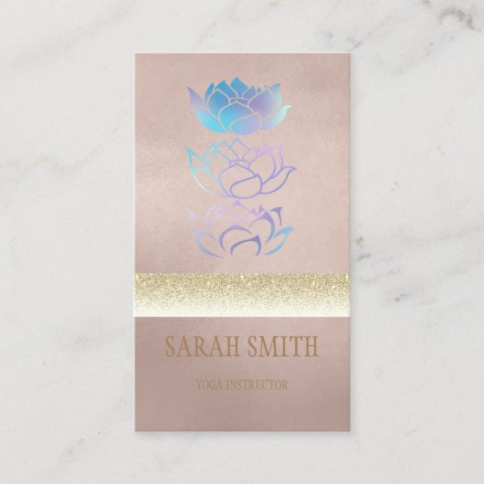 黄金モダンホロハス 名刺 (正面)