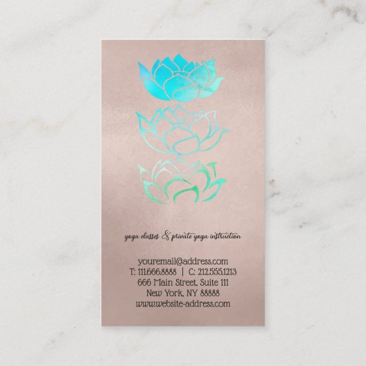 黄金モダンホロハス 名刺 (裏面)