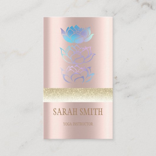 黄金モダンホロハス 名刺 (正面)