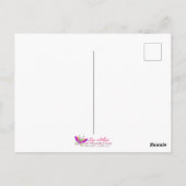 黄金ロボットハンド保持金ゴールドツリー ポストカード (裏面)