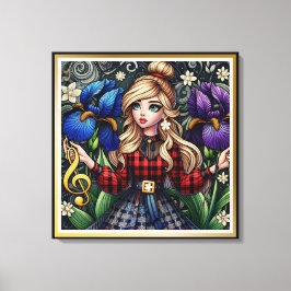 黄金交響楽団のアイリス キャンバスプリント