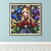 黄金交響楽団のアイリス キャンバスプリント (インサイチュ (ウッドフロア))