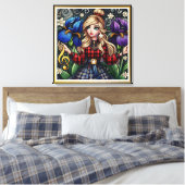 黄金交響楽団のアイリス キャンバスプリント (インサイチュ (寝室))