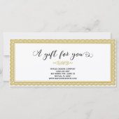 黄金印鑑証明書 (裏面)