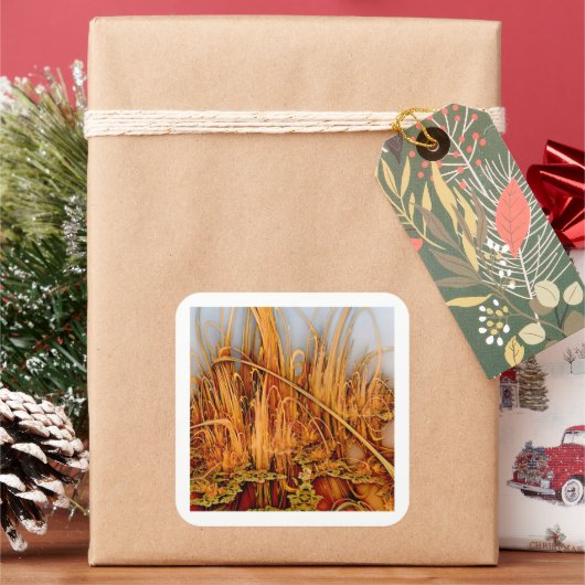 黄金反射 スクエアシール (クリスマス)