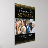 黄金周年前後結婚 箔ポスター (レイダウン)