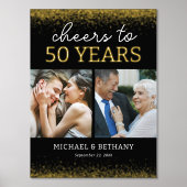 黄金周年前後結婚 箔ポスター (正面)