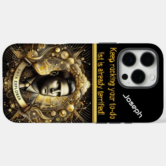 黄金圏でのクリエイティブデータ探索 Case-Mate iPhoneケース (裏面 (横))