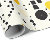 黄金地平線:黄色の先住民のアメリカのパターン ラッピングペーパー (ロールコーナー)