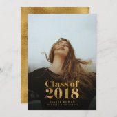 黄金大学院 |卒業写真の発表 案内状 (正面/裏面)