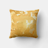 黄金大理石インクパターン クッション (裏面)