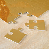 黄金大理石インクパターン ジグソーパズル (側面)