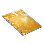 黄金大理石インクパターン ノートブック (右側)
