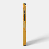 黄金大理石インクパターン iPhoneケース (左側面)