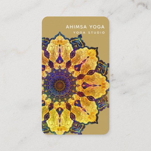 黄金宝曼荼羅 名刺 (裏面)