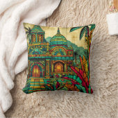 黄金寺 クッション (ブランケット)