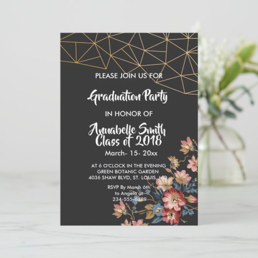 黄金幾何学卒業 招待状 (スタンド正面)