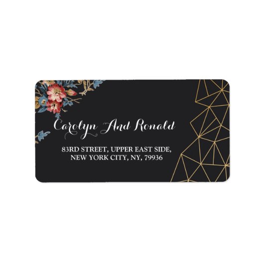 黄金幾何学 ラベル (正面)