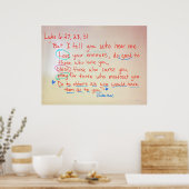 黄金律 ポスター (キッチン)