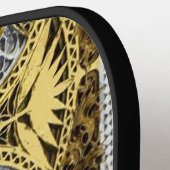 黄金抽象芸術 ピックルボールラケット (左詳細)