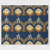 黄金抽象芸術 ラッピングペーパー (フラット)