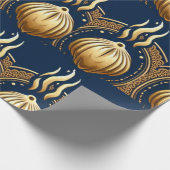 黄金抽象芸術 ラッピングペーパー (角)