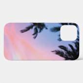 黄金時の低角度写真ココナツの木 Case-Mate iPhoneケース (裏面 (横))
