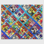 黄金時代の冒険漫画カバー,女性による犯罪 ラッピングペーパー (フラット)