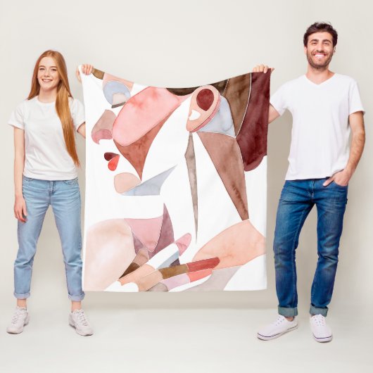 黄金時代の女性 フリースブランケット (インサイチュ)