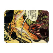 黄金時代の恐怖漫画 |ヴィンテージホラー漫画 マグネット (横)