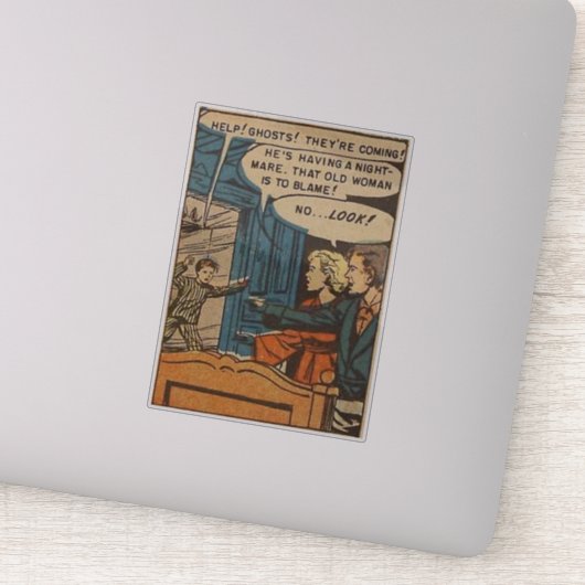 黄金時代の恐怖漫画 |ヴィンテージ漫画1970s シール (詳細)