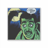 黄金時代の恐怖漫画 |ヴィンテージ漫画1990s シール (正面)