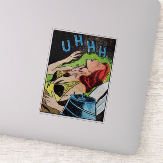 黄金時代の恐怖漫画 |怖いレトロ漫画1940s シール (詳細)