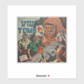 黄金時代の恐怖漫画 |怖いレトロ漫画1980s シール (シート)