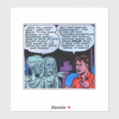 黄金時代の恐怖漫画 |50s怖いヴィンテージ漫画 シール (シート)
