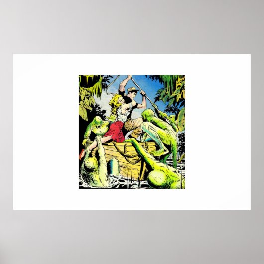 黄金時代の恐怖漫画 |60s怖い漫画 ポスター (正面)