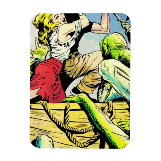 黄金時代の恐怖漫画 |60s怖い漫画 マグネット (縦)