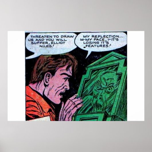 黄金時代の恐怖漫画 | 90sヴィンテージ漫画 ポスター (正面)