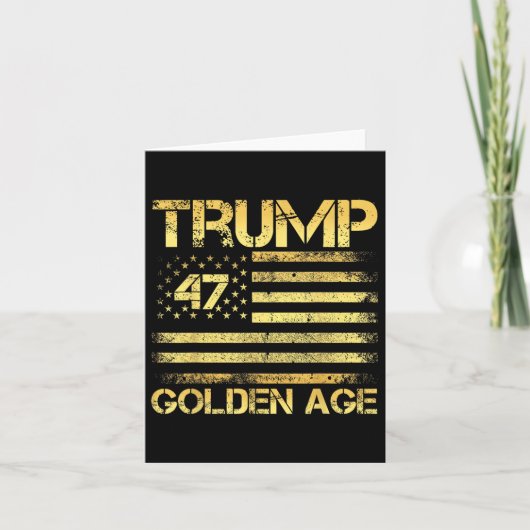 黄金時代2025米国トランプ_アメリカ黄金時代 カード (正面)