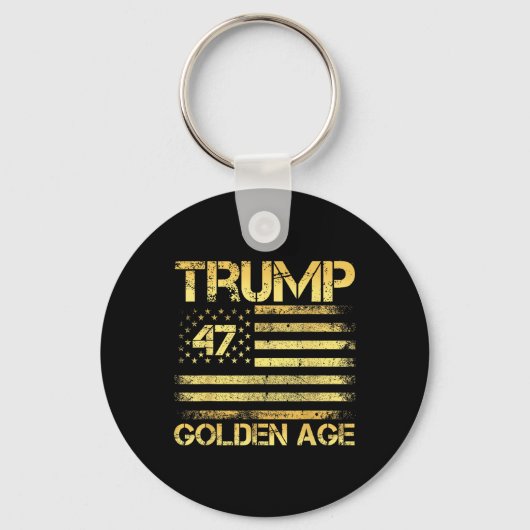 黄金時代2025米国トランプ_アメリカ黄金時代 キーホルダー (正面)