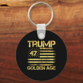 黄金時代2025米国トランプ_アメリカ黄金時代 キーホルダー (正面)