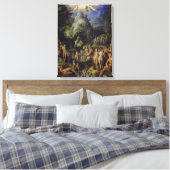黄金時代c.1570 (パネル上の油) キャンバスプリント (インサイチュ (寝室))