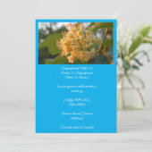 黄金時間のアメリカニレの花（AI） 招待状 (スタンド正面)