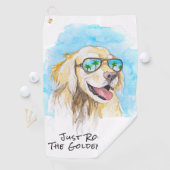 黄金期のプンおもしろい退職 ゴルフタオル (インサイチュ)