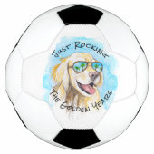 黄金期のプンおもしろい退職 サッカーボール (正面)