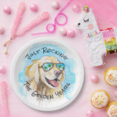 黄金期のプンおもしろい退職 ペーパープレート (パーティー)